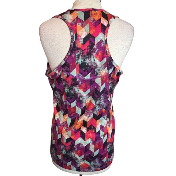 Lukka XL Athletic racer back gym Tank Top Chevron print Workouts Y2K - Picture 4 of 10